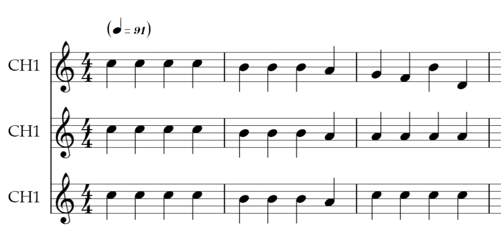 Sheet Music Notation